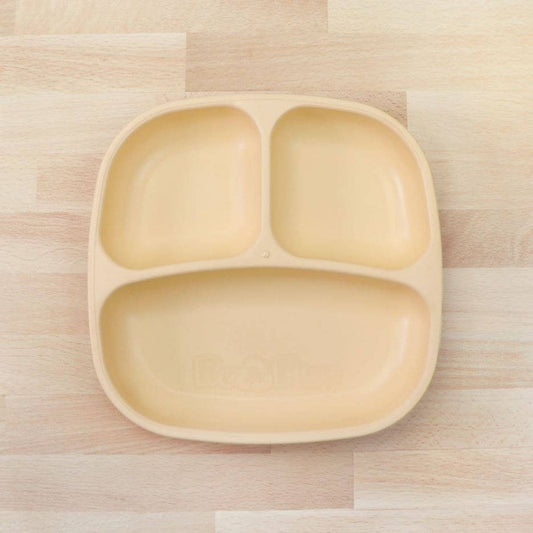 Re-Play Divided Plate - Lemon Drop