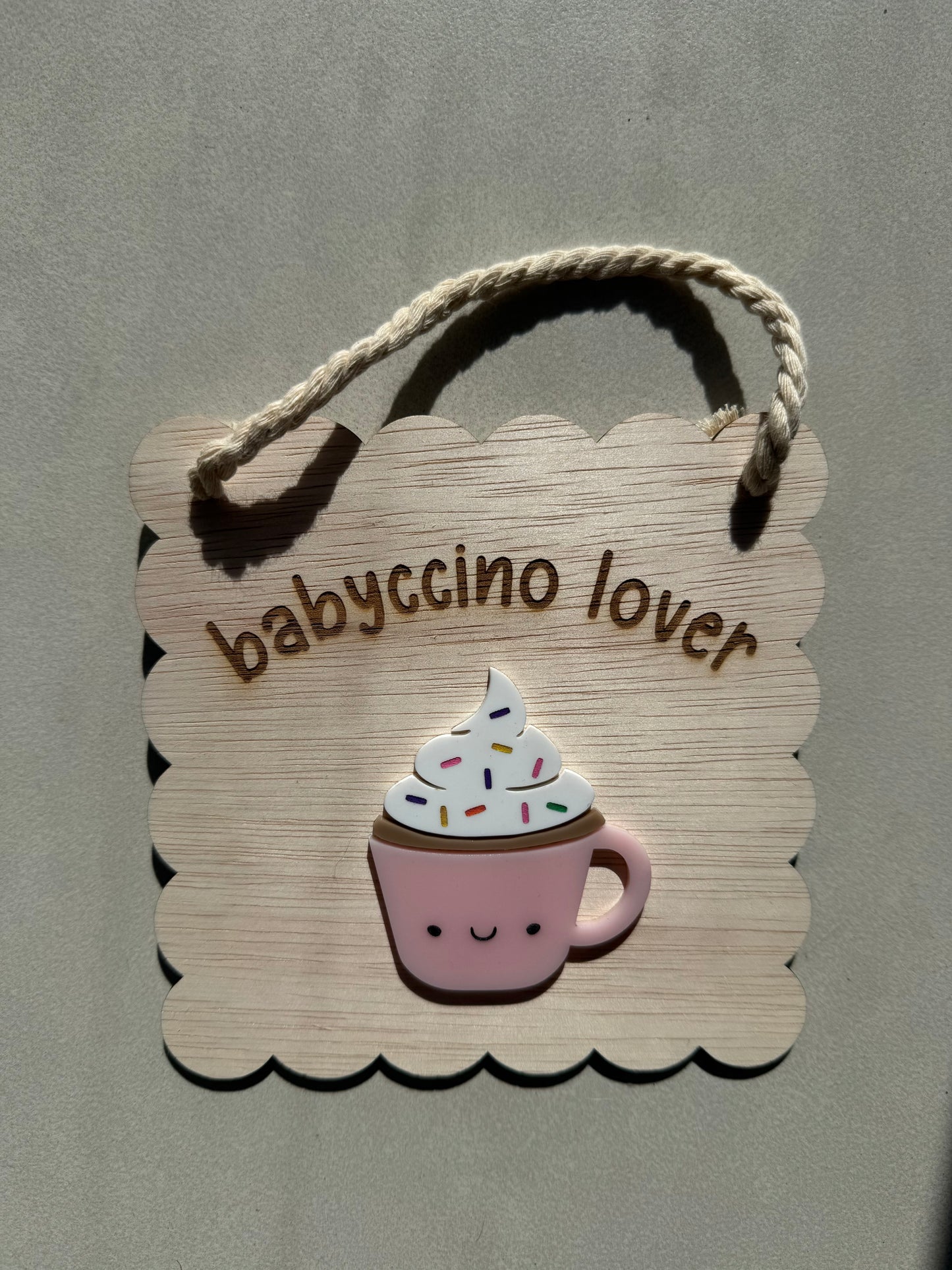 Babyccino Lover Sign