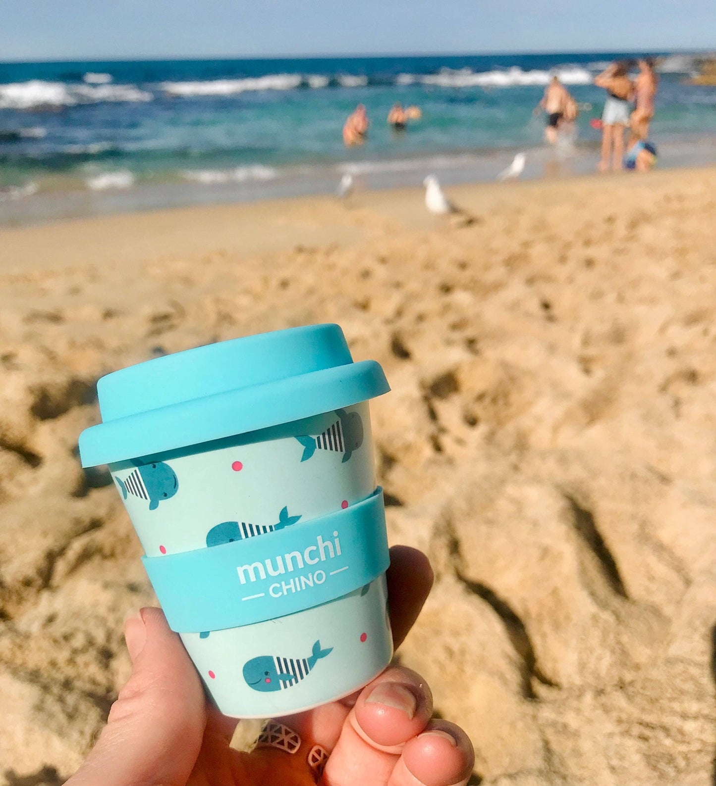 Whale Babychino Cup - Straw Included