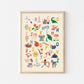 Alphabet Print - Modern Educational Kid's Wall Art: A4